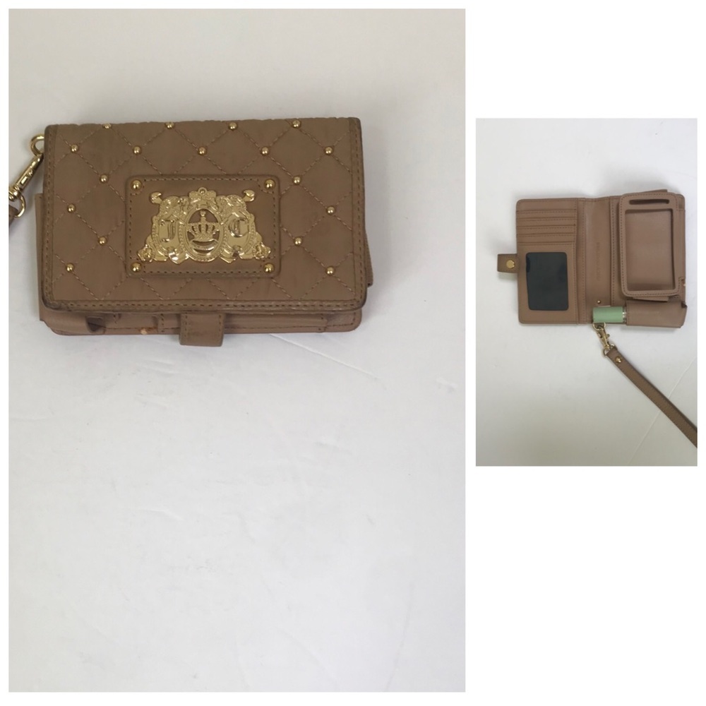 Juicy Couture Cell Phone Wallet Wristlet Case Bag